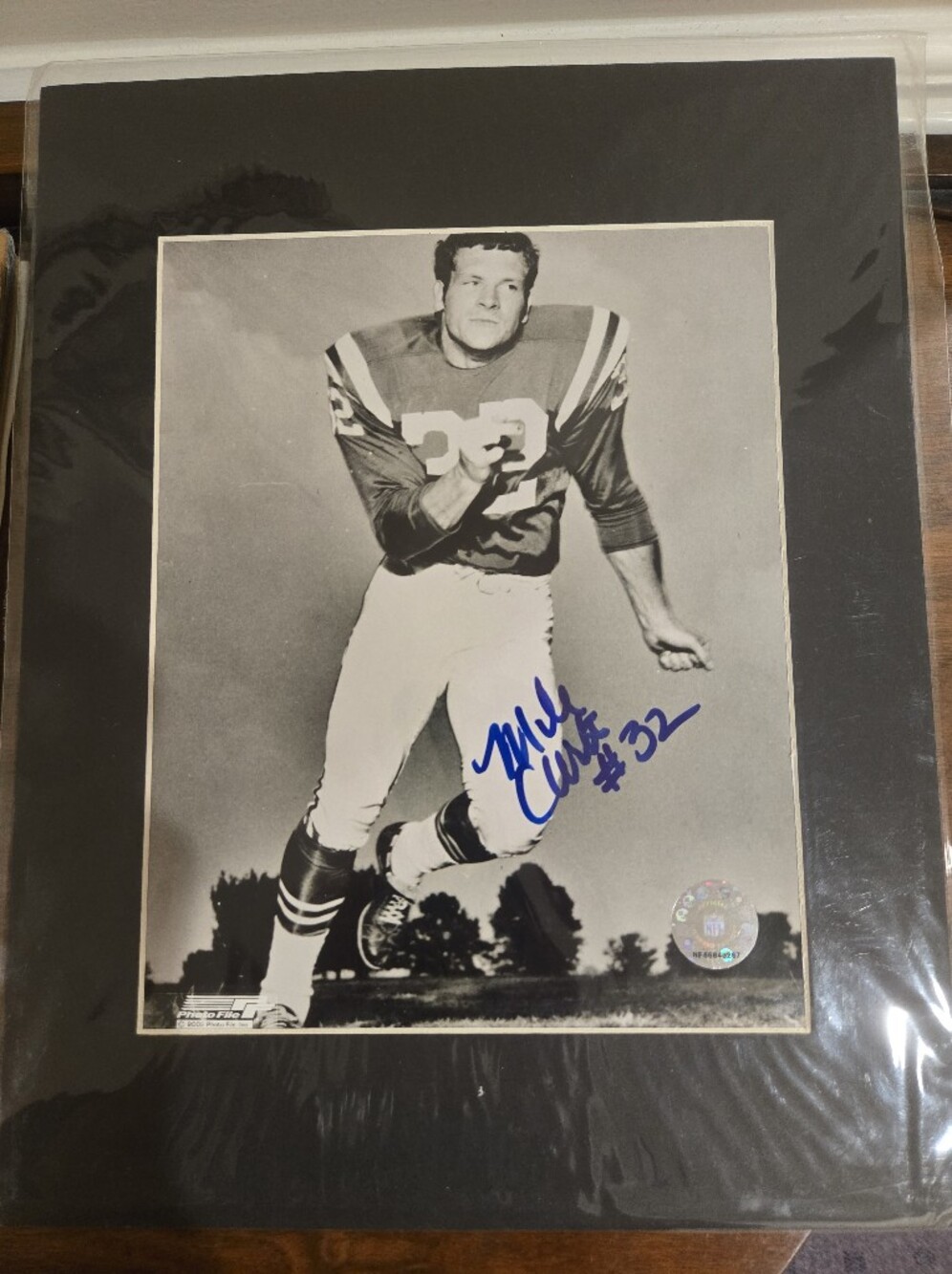 Autograph Baltimore Colts Mike Curtis Signed Photo Matted